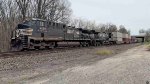 NS 4120 west with intermodal traffic.